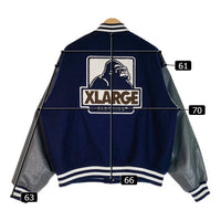 XLARGE エクストララージ 101214021004 OG VARSITY JACKET スタジャン ネイビー sizeL 瑞穂店