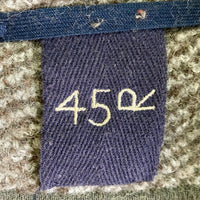 45R フォーティーファイブアール アルパカ混ウールＰコート 711 1070 ブラウン × ブルー sizeー 瑞穂店