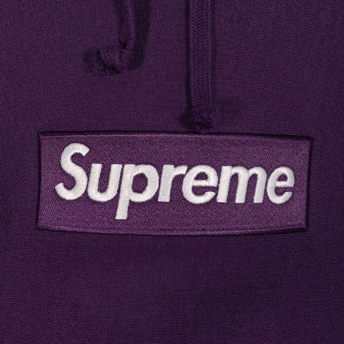 SUPREME シュプリーム 23AW Box Logo Hooded Sweatshirt ボックスロゴ スウェットパーカー ダークパープル Size XXL 福生店