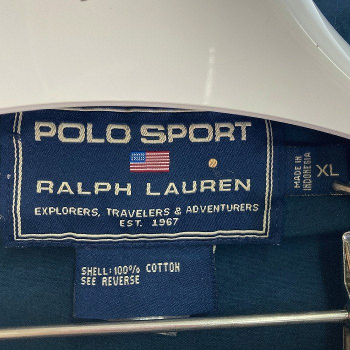 POLO SPORT Ralph Lauren ポロスポーツ ラルフローレン コットン アノラックパーカー ネイビー sizeXL 瑞穂店