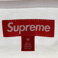 SUPREME シュプリーム 23AW Classic Logo S/S Top クラシックロゴ ショートスリーブトップ 刺繡 Tシャツ ホワイト  Size M 福生店