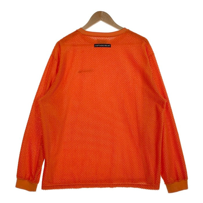 CAPTAINS HELM キャプテンズヘルム DOUBLE RUSSELL WARM LS TEE ダブルラッセルウォーム ロングスリーブTシャツ オレンジ Size L 福生店