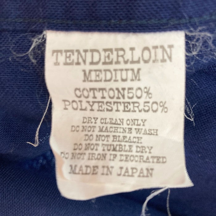 TENDERLOIN テンダーロイン T-BOWL LONG ボーリングシャツ 刺繍ロゴ ネイビー sizeM 瑞穂店