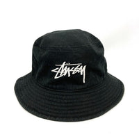 STUSSY ステューシー バケットハット/コットン/BLK/無地/size:S/M 瑞穂店