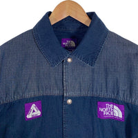 THE NORTH FACE PURPLE LABEL ノースフェイス パープルレーベル 21SS PALACE パレス Indigo Ripstop Coach Jacket インディゴ リップストップ コーチジャケット インディゴ Size L 福生店