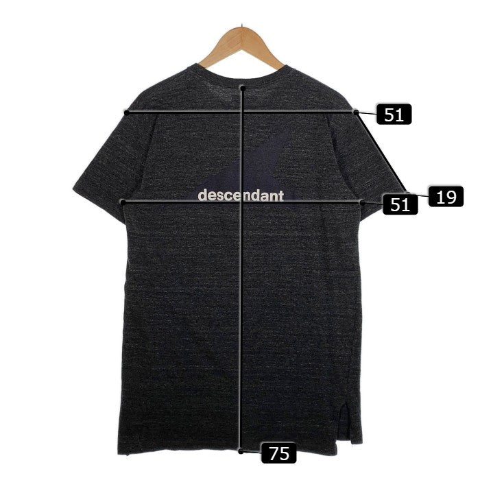 DESCENDANT ディセンダント クルーネック プリント Tシャツ  Size 3 福生店