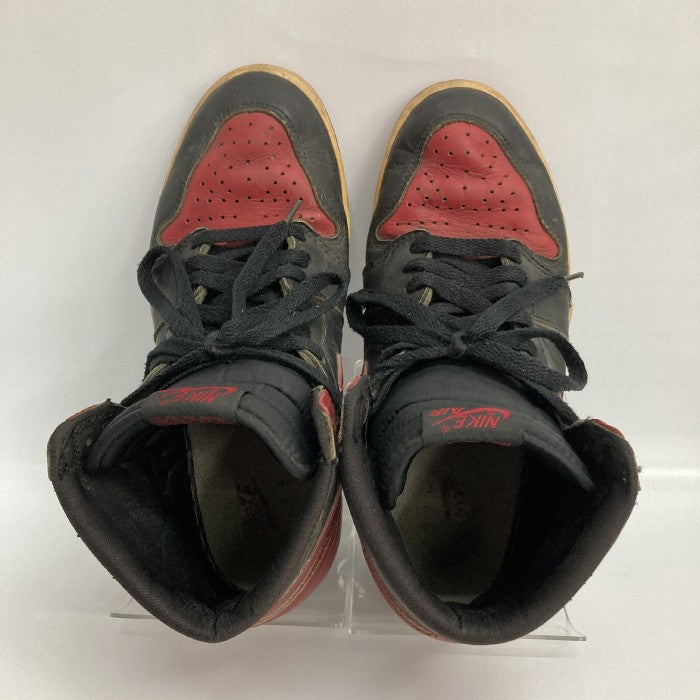 NIKE ナイキ 130207-061 94年 復刻 AIR JORDAN 1 HIGH BRED エアジョーダン1 ブレッドハイカットスニーカー ブレッド ブラック レッド 観賞用 size27.5cm 瑞穂店