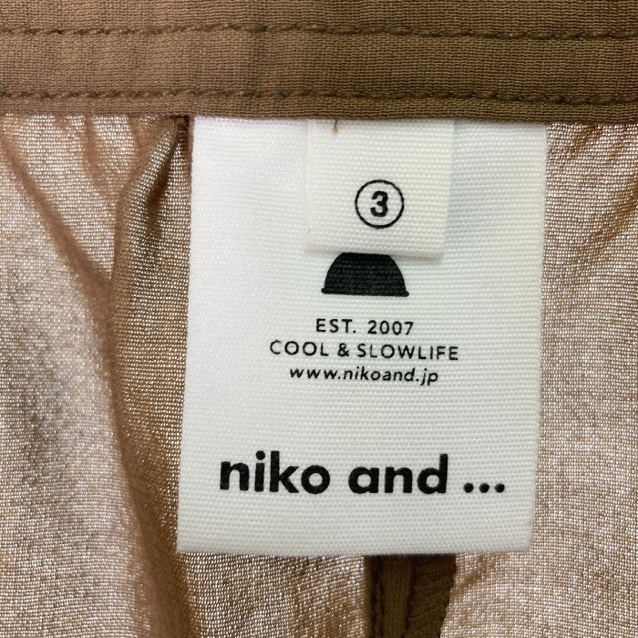 niko and..  ニコアンド RIRANCHA サロペパンツ St94DL02AD カーキ size3(M) 瑞穂店