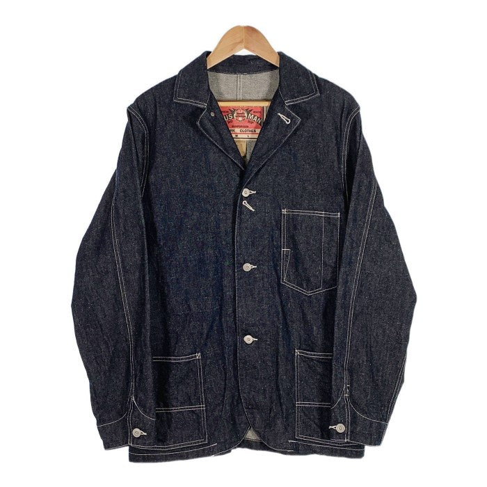 CUSHMAN クッシュマン 10oz デニムカバーオール インディゴ 21894 Size L 福生店