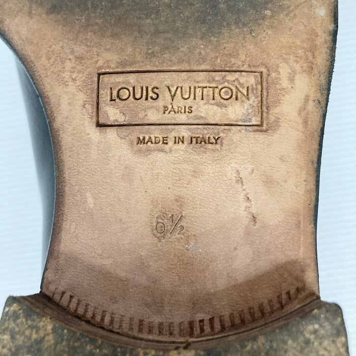 Louis Vuitton ルイヴィトン ドレスシューズ レザー レースアップ ウイングチップ ビジネス 革靴 ブラック size6・1/2 瑞穂店