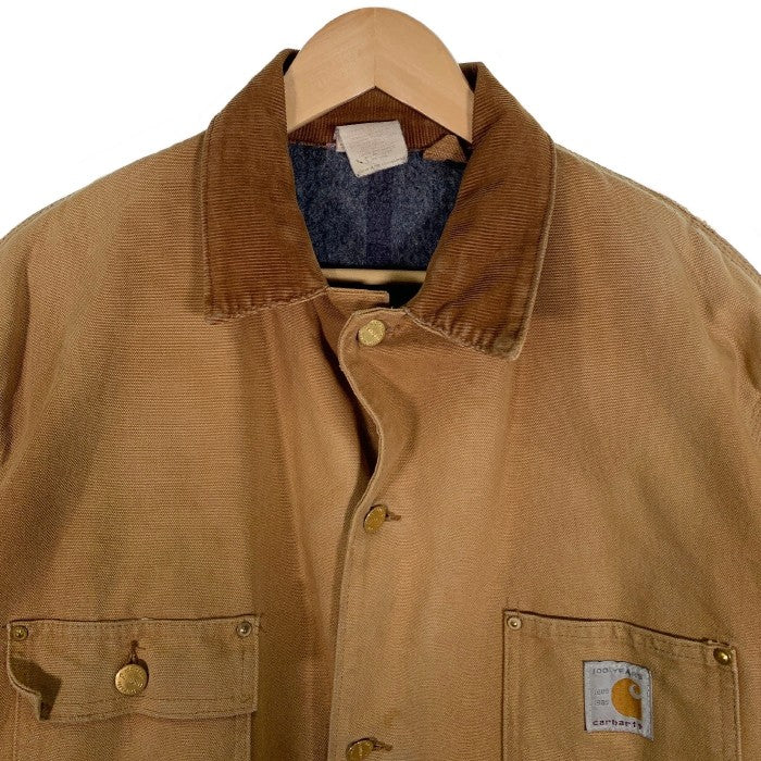 Carhartt カーハート 100周年 ミシガンチョアコート カバーオール ブランケットライナー ダック地 ベージュ Size XL 相当 福生店