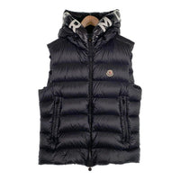 MONCLER モンクレール MONTREUIL GILET フード ジップアップベスト ブラック 21年 Size 4 福生店
