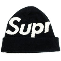 SUPREME シュプリーム 17AW Big Logo Beanie ビッグ ロゴ ビーニー ブラック 瑞穂店