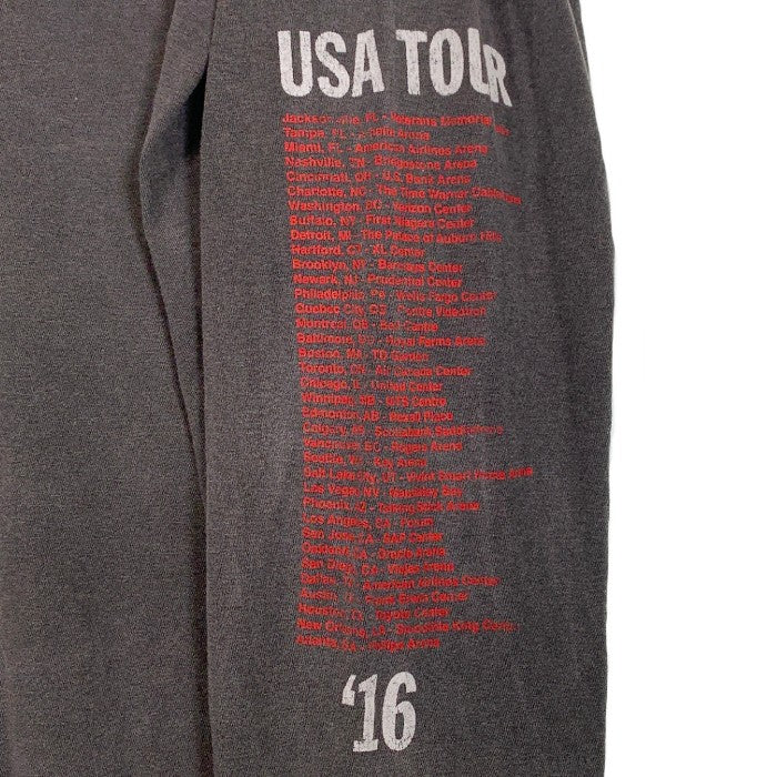 Travis Scott トラヴィススコット RODEO TOUR L/S Tee ロングスリーブTシャツ 加工 チャコールグレー Size XL 福生店