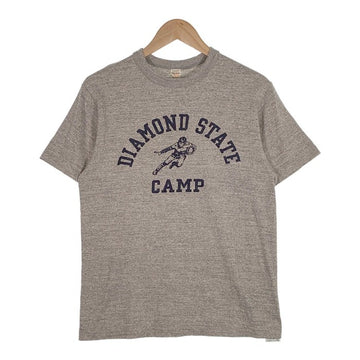 WAREHOUSE ウエアハウス Lot 4601 DIAMOND STATE プリントTシャツ 杢グレー Size M 福生店