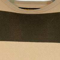 NEIGHBORHOOD ネイバーフッド 181FPNH-CSM02 18SS B.D./C-CREW.SS  ボーダー Tシャツ グリーン&ベージュ sizeXL 瑞穂店