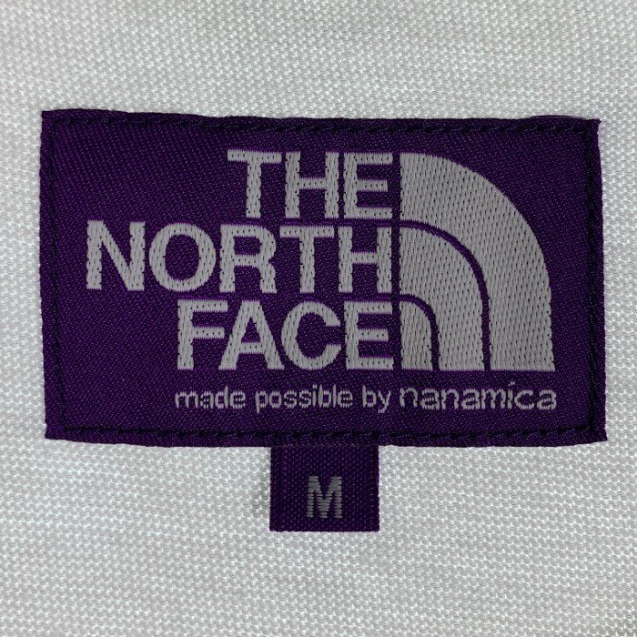 THE NORTH FACE PURPLE LABEL ノースフェイス パープルレーベル ロゴプリント ポケットTシャツ ホワイト NT3108N Size M 福生店