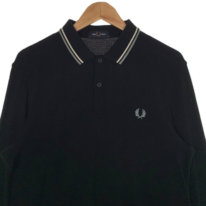 FRED PERRY フレッドペリー ボタンダウンシャツ チェック ブラック Size L 福生店