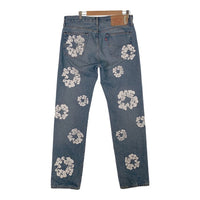 DENIM TEARS デニムティアーズ LEVI'S リーバイス 501 DT Wreath Jean リースプリント デニムパンツ インディゴ Size 33×32 福生店