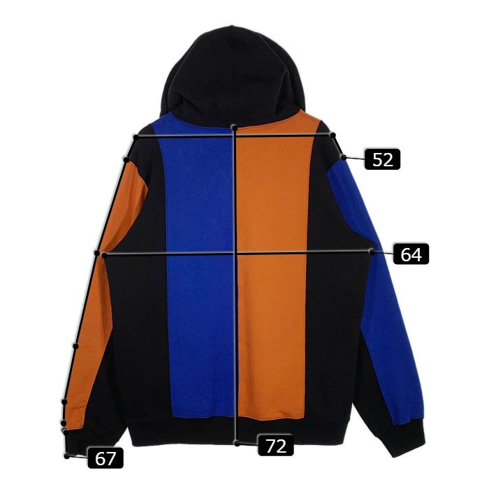 Supreme Tricolor hooded パーカー Ssize