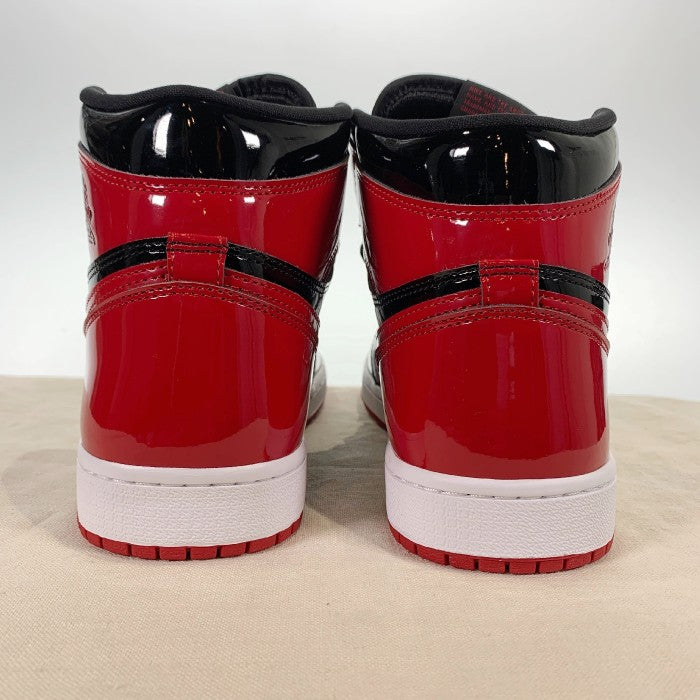 AIR JORDAN 1 RETRO HIGH OG エアジョーダン1 レトロハイ パテントブレッド 555088-063 Size 27.5cm 福生店