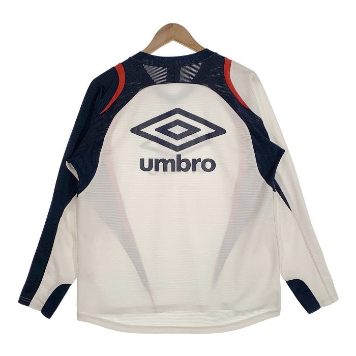 UMBRO アンブロ プラクティスシャツ ロングスリーブ ホワイト Size L 福生店