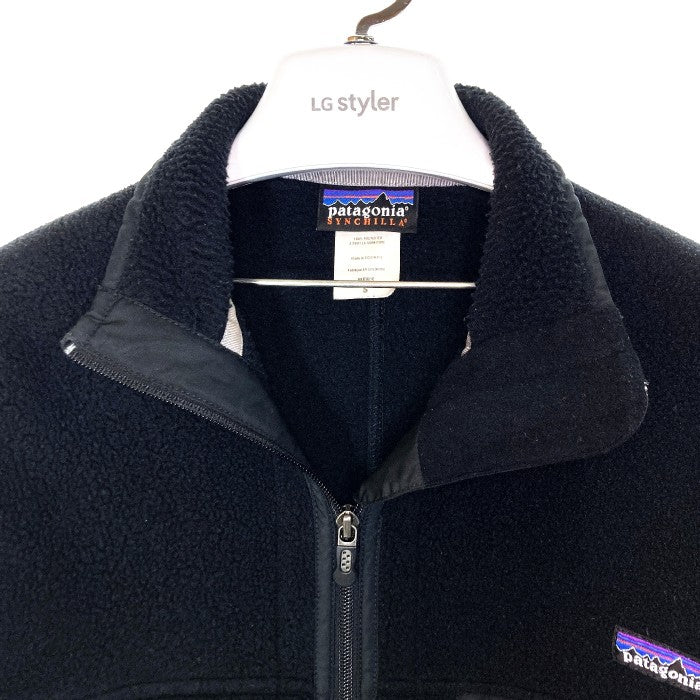 Patagonia パタゴニア 29395F7 シンチラ スナップ ジップ フリース ジャケット Synchilla Snap Zip Jacket  ブラック sizeS 瑞穂店