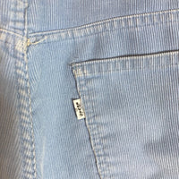 Levi's リーバイス 519-1512 83年製 USA製 42TALONジップ 白タブ コーデュロイパンツ ライトブルー 瑞穂店