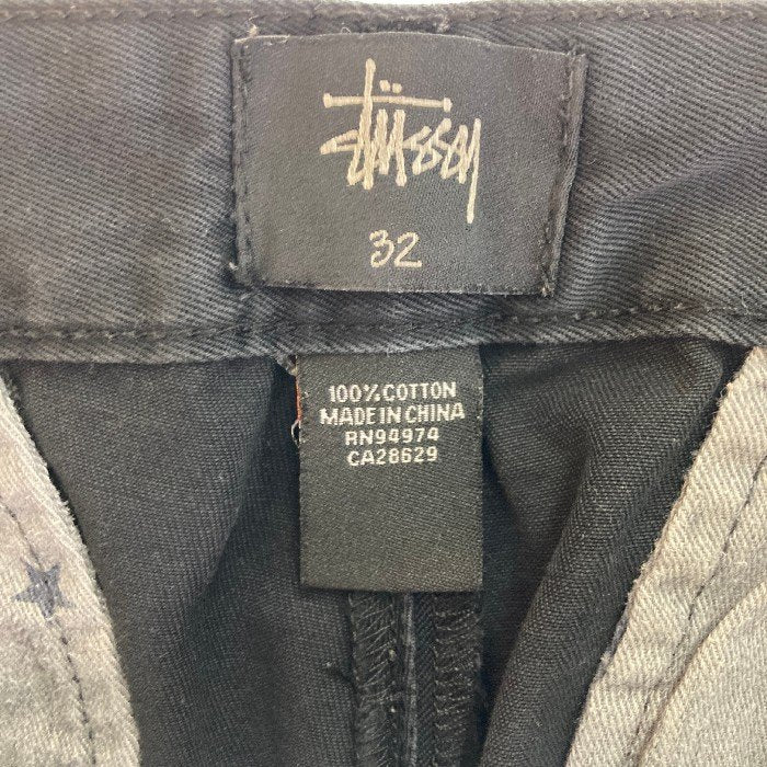 Stussy ステューシー work pants ワークパンツ  ブラック Size 32 瑞穂店