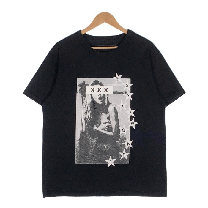 GOD SELECTION XXX ゴッドセレクショントリプルエックス FXXXING ART プリントTシャツ ブラック Size XL 福生店