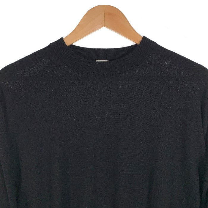 A.PRESSE for everyone アプレッセ エブリワン 23AW Cashmere CrewNeck Sweater カシミヤ クルーネックセーター 23AAP-03-30H ブラック Size M 福生店