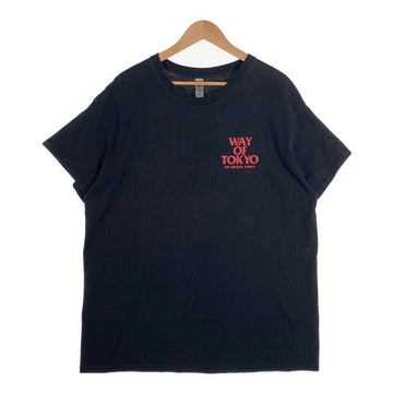 RATS ラッツ WAY OF TOKYO プリントTシャツ ブラック ギルダンボディ ブラック Size XL 福生店