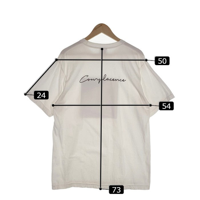 EXAMPLE エグザンプル プリント Tシャツ ホワイト Size XL 福生店