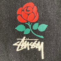 STUSSY ステューシー BROOKLYN ROSE SS TEE 長袖Tシャツ ロンT LONG SLEEVES ブラック sizeL 瑞穂店