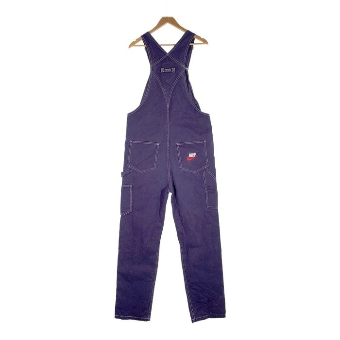 SUPREME シュプリーム 18AW NIKE ナイキ Cotton Twill Overalls コットンツイル オーバーオール ネイビー Size S 福生店