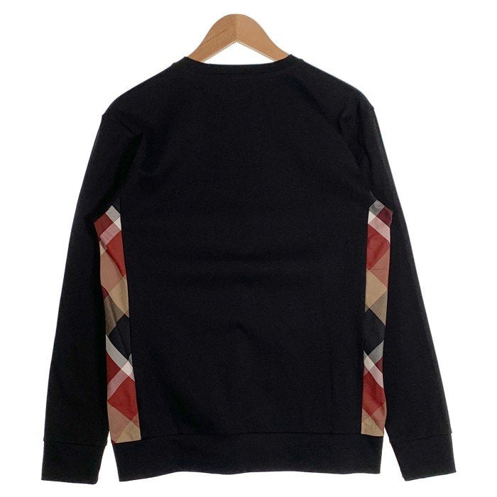 BLACK LABEL CRESTBRIDGE ブラックレーベル クレストブリッジ ロングスリーブTシャツ チェック切替 ブラック 51P88-578-09 Size M 福生店
