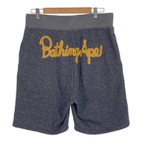 A BATHING APE アベイシングエイプ SWEAT SHORTS スウェット ショートパンツ 001SPG301003X ネイビー Size L 福生店