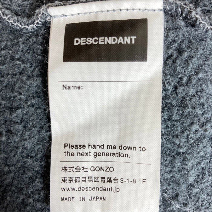 DESCENDANT ディセンダント カットオフ パーカー グレー size3 瑞穂店 ...