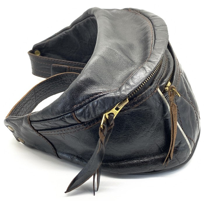 WEST RIDE ウエストライド RIDING WAIST BAG ライディングウエストバッグ ホースハイド ブラック 福生店