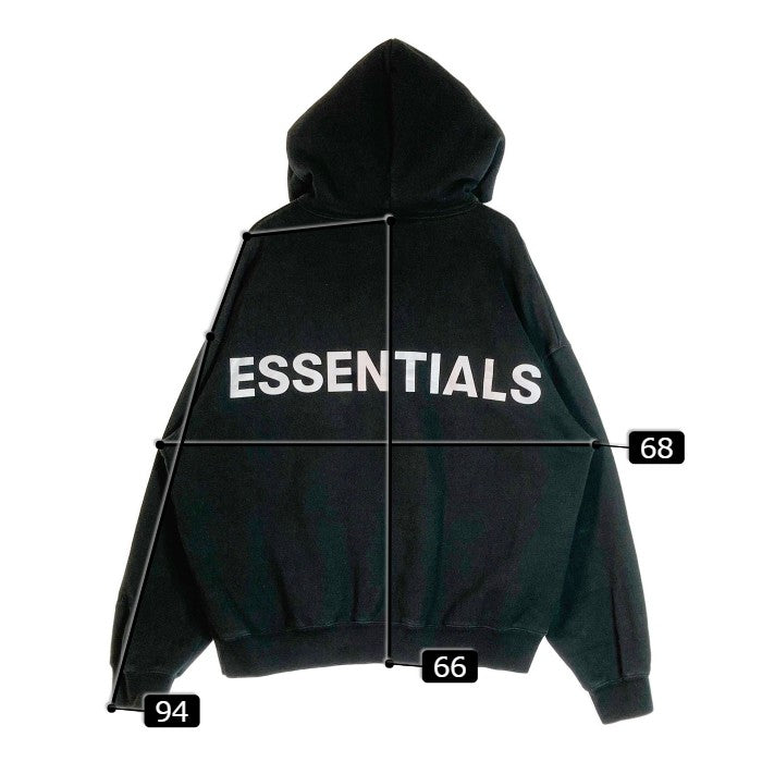 FOG ESSENTIALS エッセンシャルズ ロゴ フーディー プルオーバー ブラック sizeM 瑞穂店