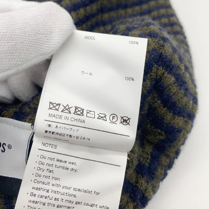 WTAPS ダブルタップス 20AW BEANIE 02 ボーダー ウール ビーニーキャップ 福生店