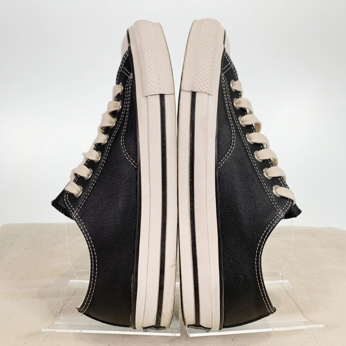 CONVERSE ADDICT コンバース アディクト CHUCK TAYLOR LEATHER OX チャックテイラー レザー ローカット ブラック  1SD397 Size 27cm 福生店