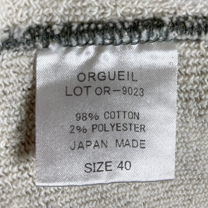 ORGUEIL オルゲイユ OR-9023 クルーネックスウェットシャツ グレー size40 瑞穂店