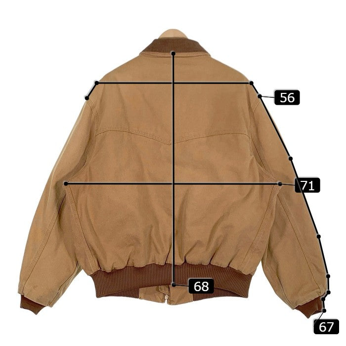 Carhartt カーハート Santa Fe Jacket サンタフェジャケット ダック地 ブラウン Size L-XL 相当 福生店