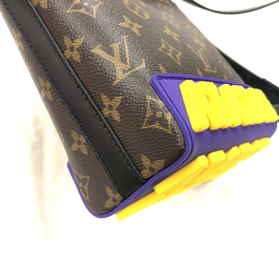 LOUIS VUITTON ルイヴィトン ショルダーバッグ モノグラム LVラバー クルーザー メッセンジャーバッグ M57966 ブラウン×ブラック 瑞穂店