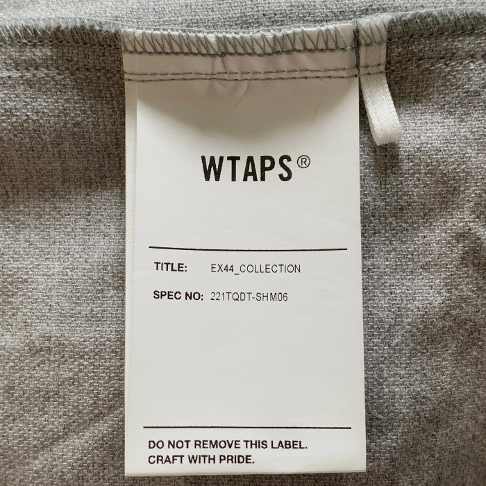 WTAPS ダブルタップス 21SS LEAGUE SS フランネル ベースボールシャツ