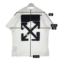 OFF-WHITE オフホワイト OMAA038S21JER008 21SS Tech Marker S/S Over Tee テックマーカーショートスリーブオーバーTシャツ ホワイト sizeL 瑞穂店