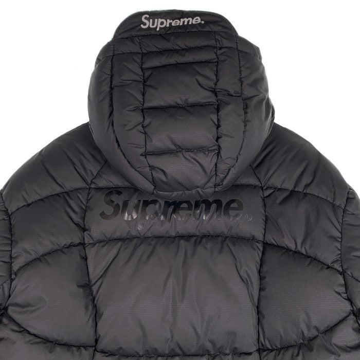 SUPREME シュプリーム 21AW Warp Hooded Puffy Jacket ワープ フード パフィージャケット 中綿 ブラック Size M 福生店