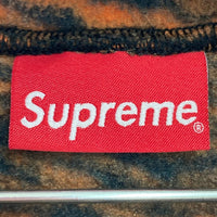 Supreme シュプリーム 21AW Logo Polartec Hooded Sweatshirt Tiger オレンジ×ブラック sizeM 瑞穂店