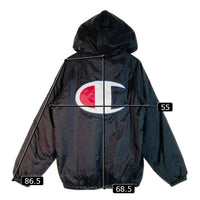 SUPREME シュプリーム CHAMPION チャンピオン 17AW Sherpa Lined Hooded Jacket シェルパ ラインド  フード ジャケット ブラック sizeS 瑞穂店